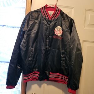 Black and Red Bomber Jacket